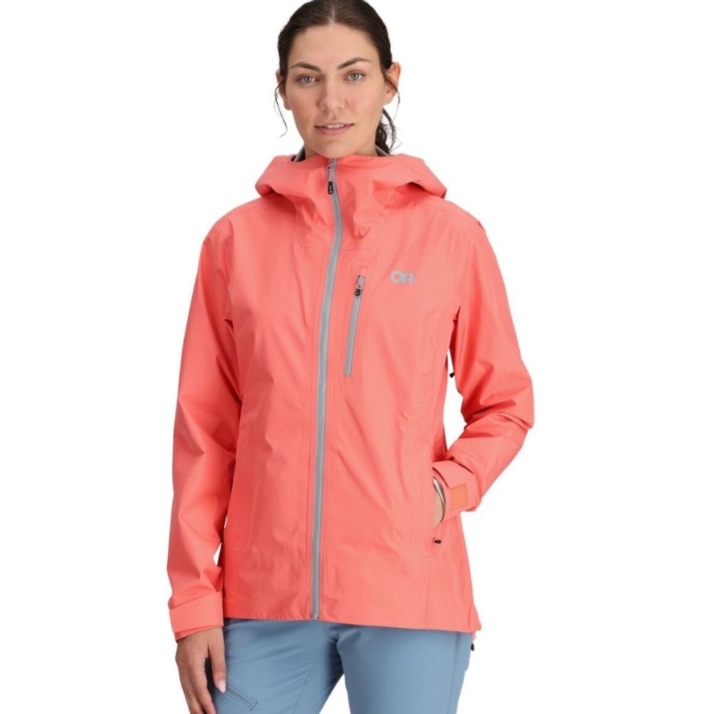 Outdoor Research Women’s Aspire Super Stretch Coral Weatherproof Ski Jacket XXL
